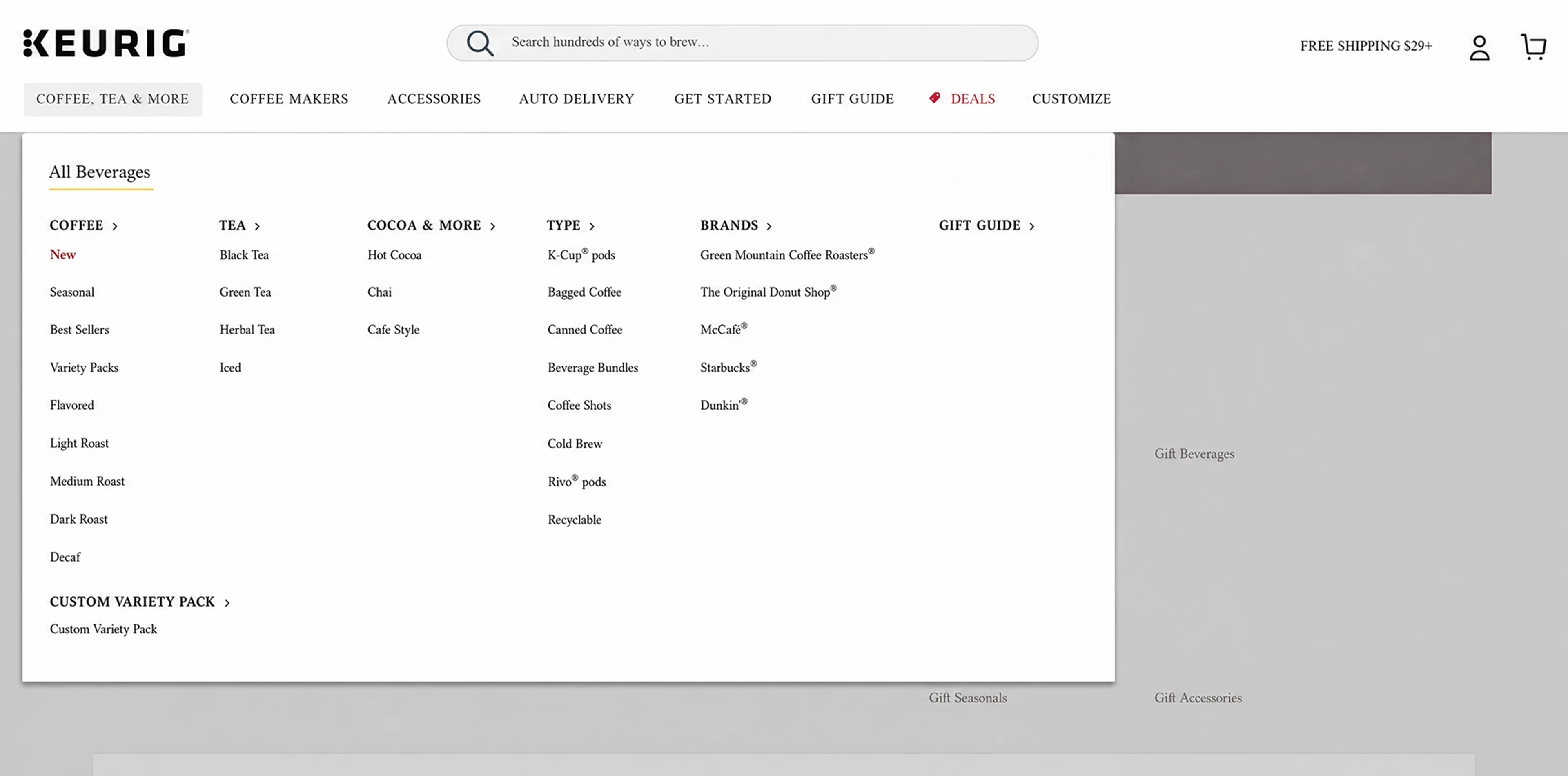 Before redesign